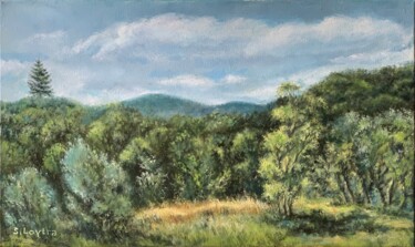 Pittura intitolato "Summer. Carpathians" da Svetlana Loytra, Opera d'arte originale, Olio Montato su Telaio per barella in l…