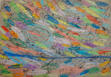 Рисунок под названием "The Perfect Hearing" - Lina Stern, Подлинное произведение искусства, Цветные карандаши