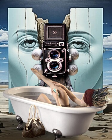Arte digitale intitolato "Sin intimidad" da Supreme Goonz, Opera d'arte originale, Collage digitale