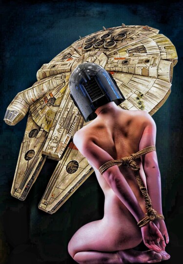 Digital Arts titled "Falcon Bondage" by Supreme Goonz, Original Artwork, Digital Collage