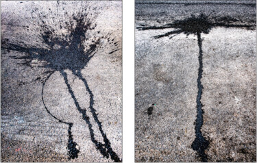 Photography titled "Spills Diptych #03" by Susan Bowen, Original Artwork, Digital Photography