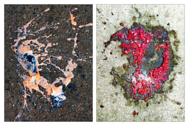 Fotografie mit dem Titel "Spills Diptych #04" von Susan Bowen, Original-Kunstwerk, Digitale Fotografie