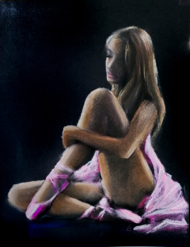 "Ballet dancer 16" başlıklı Tablo Susana Zarate tarafından, Orijinal sanat, Pastel