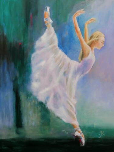 "Ballet dancer 57" başlıklı Tablo Susana Zarate tarafından, Orijinal sanat, Petrol