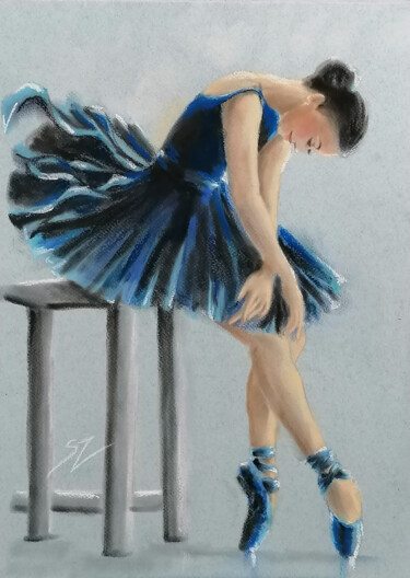 "Ballet dancer 59" başlıklı Tablo Susana Zarate tarafından, Orijinal sanat, Pastel