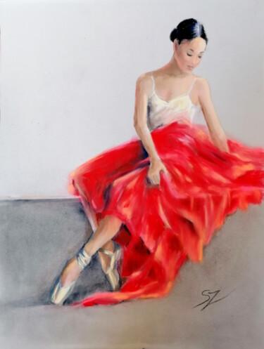 제목이 "Ballet dancer 22.7"인 미술작품 Susana Zarate로, 원작, 파스텔