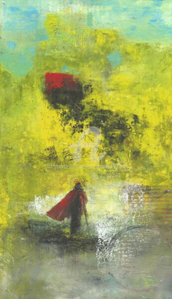 Peinture intitulée "La Vallee Sacrée" par Sushma Legendre Mcintosh, Œuvre d'art originale, Huile