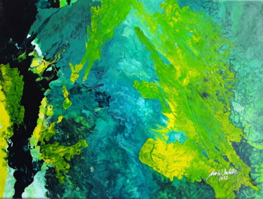 Pintura titulada "natural stream" por Sven W. Dahlke, Obra de arte original, Acrílico