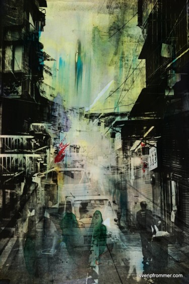 Gravures & estampes intitulée "HONG KONG Urban Arc…" par Sven Pfrommer, Œuvre d'art originale, Tirage argentique