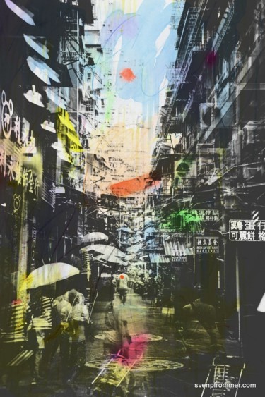 Отпечатки и Гравюры под названием "HONG KONG Urban Arc…" - Sven Pfrommer, Подлинное произведение искусства, Аналоговая печать