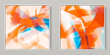 Fotografie getiteld "META COLOR XX - PHO…" door Sven Pfrommer, Origineel Kunstwerk, Film Print Gemonteerd op Aluminium