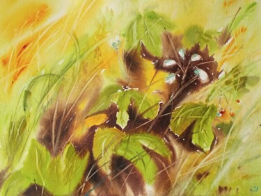 Painting titled "Summer colors" by Svetlana Avramenko, Original Artwork, Watercolor