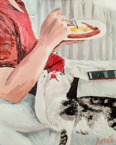 Картина под названием "Good morning" - Светлана Березова, Подлинное произведение искусства, Масло