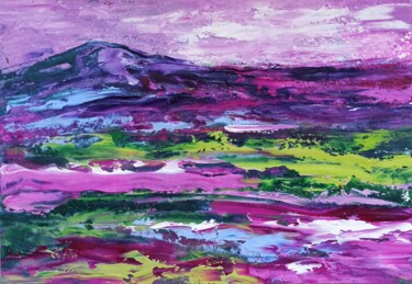 Pintura intitulada "Great Smoky Mountai…" por Svetlana Sindere, Obras de arte originais, Óleo Montado em Cartão