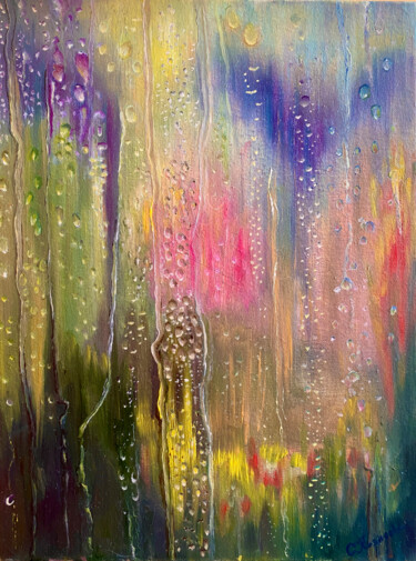 绘画 标题为“Грибной дождь” 由Svetlana Кorneeva, 原创艺术品, 油