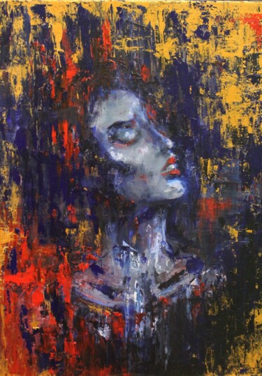 Картина под названием "The sharm of night" - Svetlana Viter, Подлинное произведение искусства, Масло