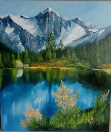 绘画 标题为“горный пейзаж” 由Светлана Заканач, 原创艺术品, 油
