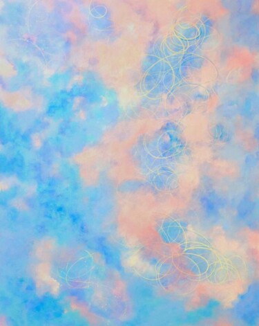 Peinture intitulée "Бесконечность неба" par Svetlana Sky, Œuvre d'art originale, Acrylique