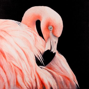 Schilderij getiteld "Pink tenderness" door Svitlana Miku, Origineel Kunstwerk, Olie