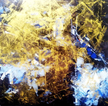 Schilderij getiteld "Abstract Painting O…" door Svitlana Prokopalo, Origineel Kunstwerk, Olie