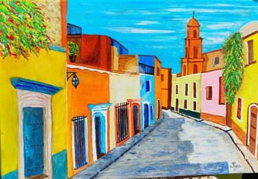 Pittura intitolato "2022-03-Ruelle de G…" da Sye, Opera d'arte originale, Acrilico