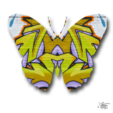 Фотография под названием "urban-butterfly-n-4…" - Sylvain Lang, Подлинное произведение искусства