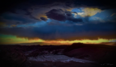 Photographie intitulée "Atacama - Coucher d…" par Sylvain Manguer, Œuvre d'art originale