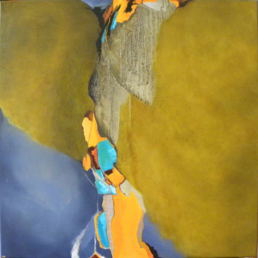 Pintura titulada "La pourvoyeuse de l…" por Sylviane Lacroze, Obra de arte original, Oleo