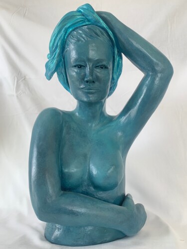 Sculpture titled "ANAIS" by Sylvie Allais, Original Artwork, Terra cotta