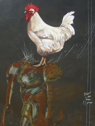 Peinture intitulée "Mâlitude" par Sylvie Bayard (Sylvestre), Œuvre d'art originale, Acrylique Monté sur Châssis en bois