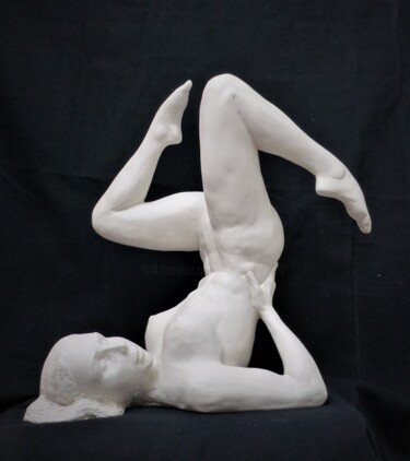 Sculpture intitulée "Ascenscion'Elle" par Sylvie Bourély (SB), Œuvre d'art originale, Terre cuite