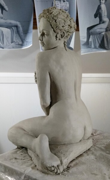 Sculpture intitulée "étape 27" par Sylvie Bourély (SB), Œuvre d'art originale, Argile