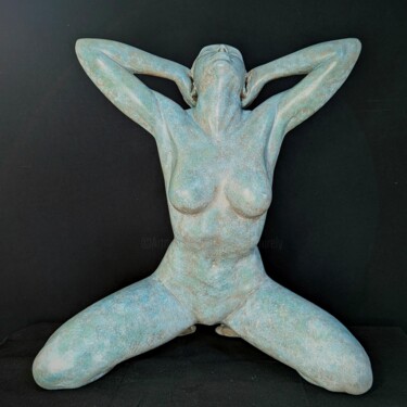 Escultura titulada "PLENITUDE TC" por Sylvie Bourély (SB), Obra de arte original, Arcilla