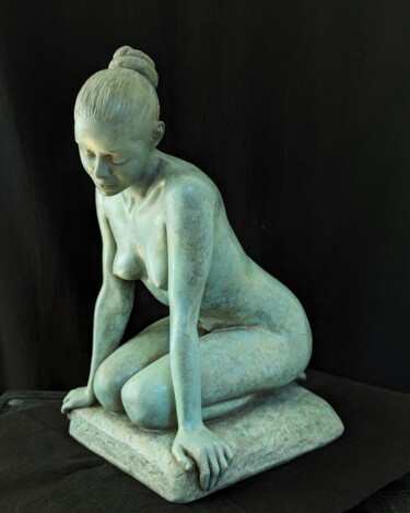 Sculpture titled "ILLUSION" by Sylvie Bourély (SB), Original Artwork, Clay