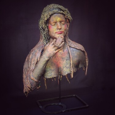 Sculpture intitulée "Un jour...." par Sylvie Bublex, Œuvre d'art originale, Plâtre
