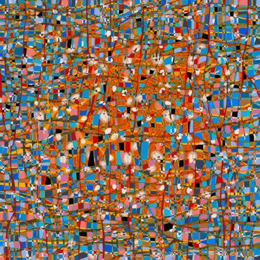 Digital Arts titled "Latence" by Sylvie Dessert (Syl), Original Artwork, Digital Painting