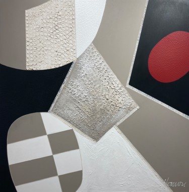 Pittura intitolato "Checkerboard" da Sylvie Hamou, Opera d'arte originale, Acrilico Montato su Telaio per barella in legno