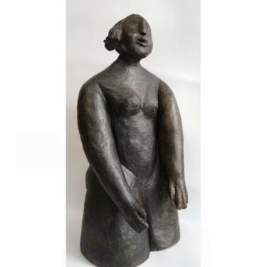 Скульптура под названием "COMTENPLATION" - Sylviehebrard, Подлинное произведение искусства, Керамика