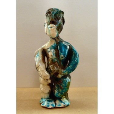 Sculpture titled "Jardinnier" by Sylviehebrard, Original Artwork, Ceramics