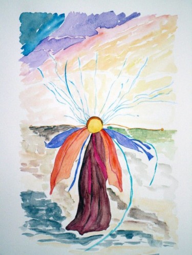 Peinture intitulée "2012-09-1" par Sylvie Prette, Œuvre d'art originale, Aquarelle