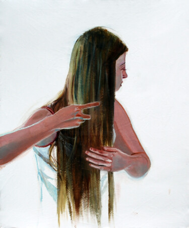 Peinture intitulée "Missing object 3." par Szabrina Maharita, Œuvre d'art originale, Huile
