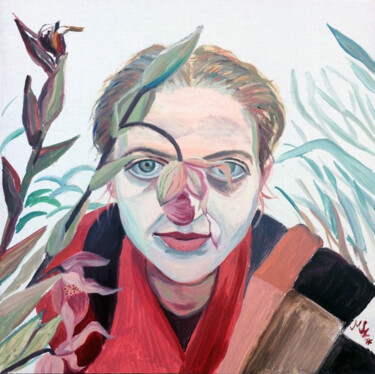 Pintura titulada "Natural Self Portra…" por Szabrina Maharita, Obra de arte original, Oleo