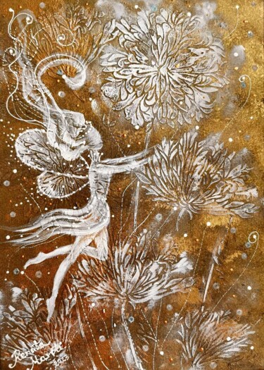 Картина под названием "FAIRY DANCE" - Renata Maroti, Подлинное произведение искусства, Акрил