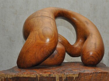雕塑 标题为“Rèverie” 由Georges Tag, 原创艺术品, 木