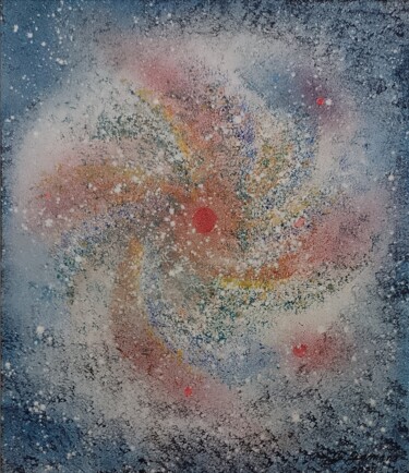 Peinture intitulée "Universo" par Takeshi Tamane, Œuvre d'art originale, Acrylique Monté sur Châssis en bois