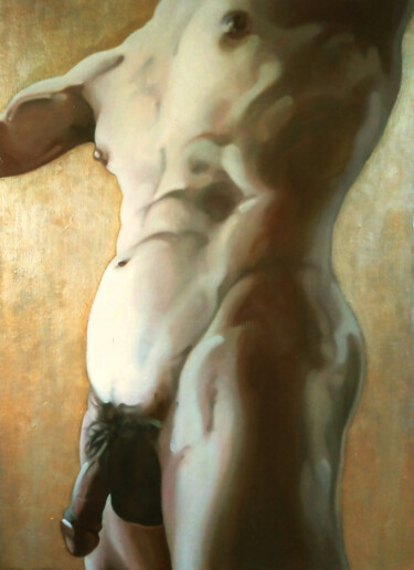 绘画 标题为“Nude study #5” 由Takuart, 原创艺术品, 油