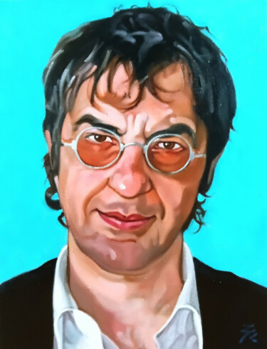 "Atom Egoyan" başlıklı Tablo Takuart tarafından, Orijinal sanat, Petrol Ahşap Sedye çerçevesi üzerine monte edilmiş