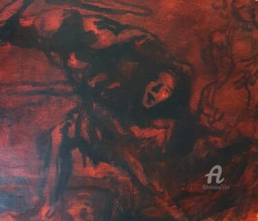 Schilderij getiteld "Étude du massacre d…" door Taloc.K., Origineel Kunstwerk, Acryl