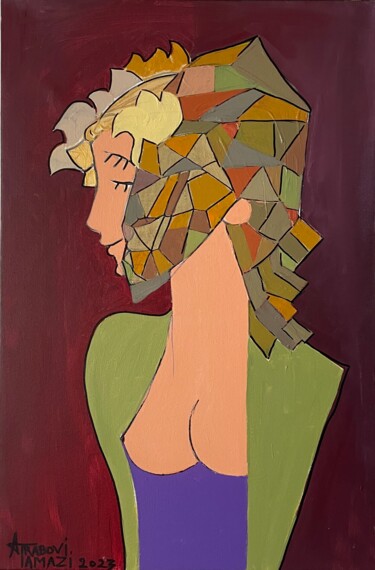 Malerei mit dem Titel "Obsession" von Tamazi Arabovi, Original-Kunstwerk, Acryl