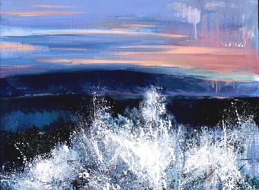 Malerei mit dem Titel "Snowy Morning" von Tanya Firn, Original-Kunstwerk, Öl